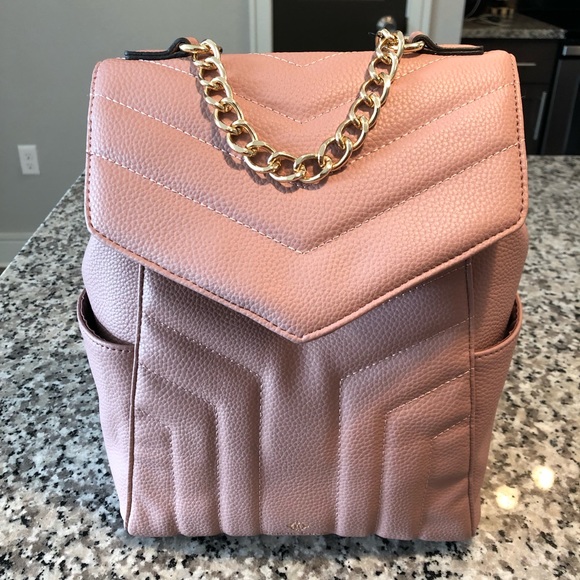 Nanette Lepore NWT!! Quilt gold chain Mauve bag - Picture 2 of 8
